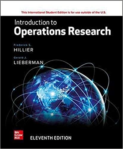 Introduction to Operations Research (11th Edition) BY Hillier - Orginal Pdf